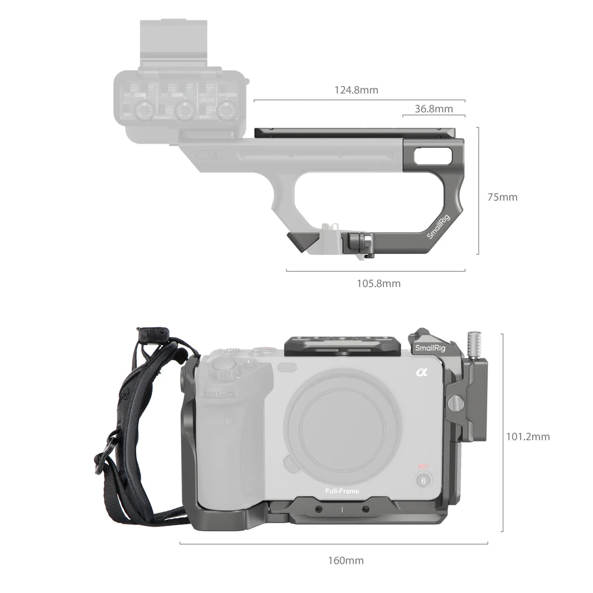 HawkLock Quick Release Advanced Cage Kit for Sony FX3 / FX30 - Clearance