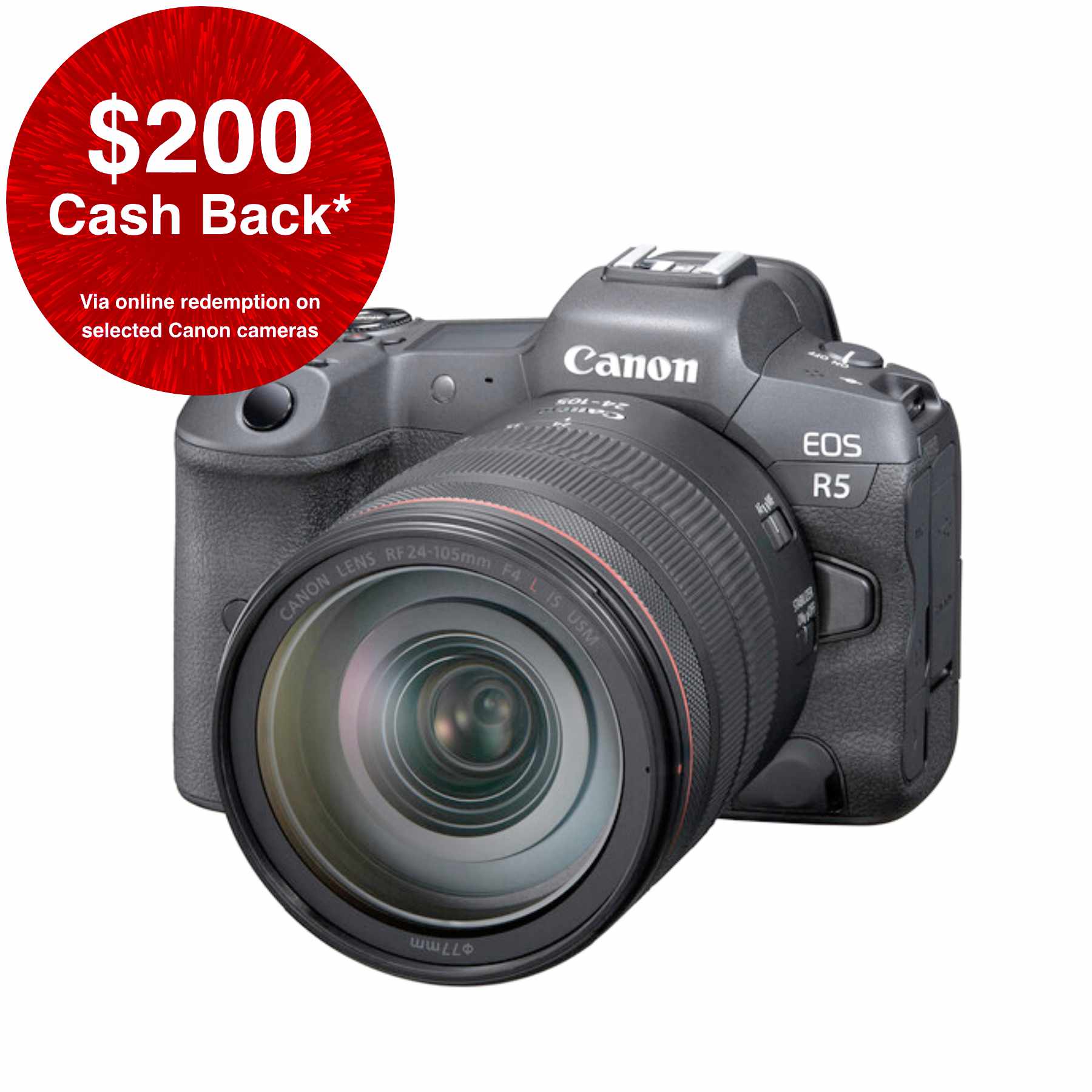 Buy Canon EOS R5 Mirrorless Camera with 24-105mm f/4 Lens | Topic 