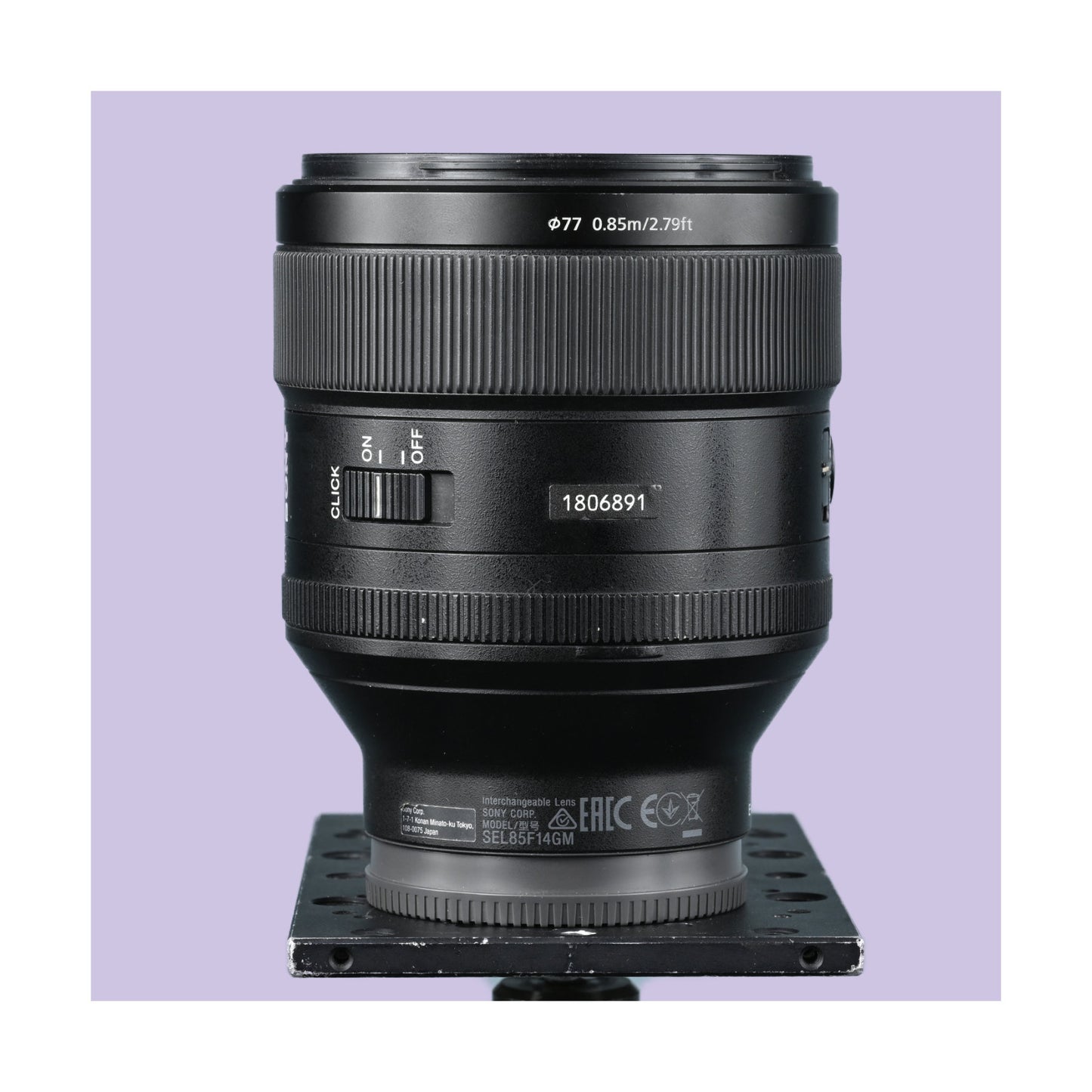 Sony FE 85mm f/1.4 GM Lens - Ex Rental