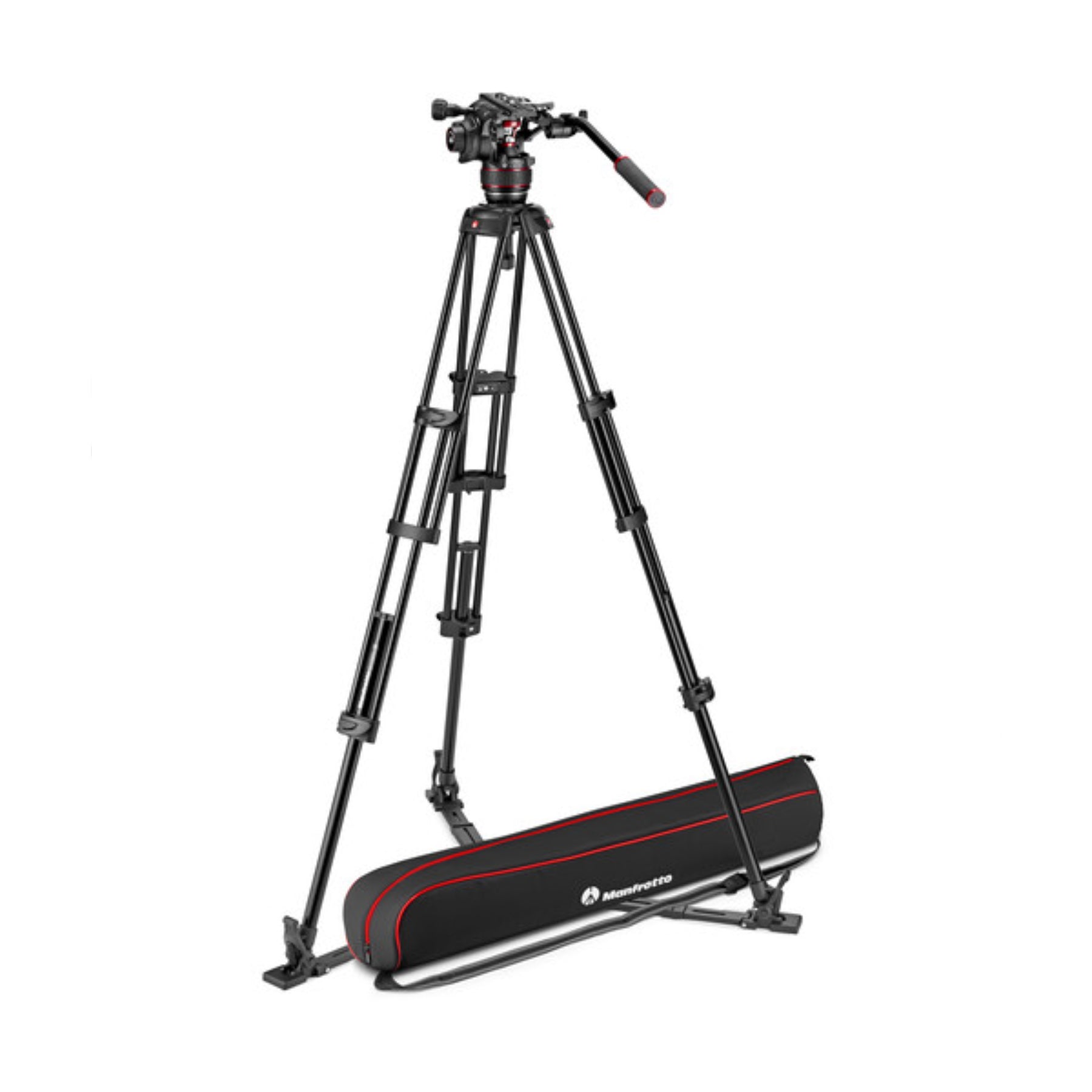 Buy Manfrotto 608 Nitrotech Fluid Video Head and Aluminum Tripod | Topic Store
