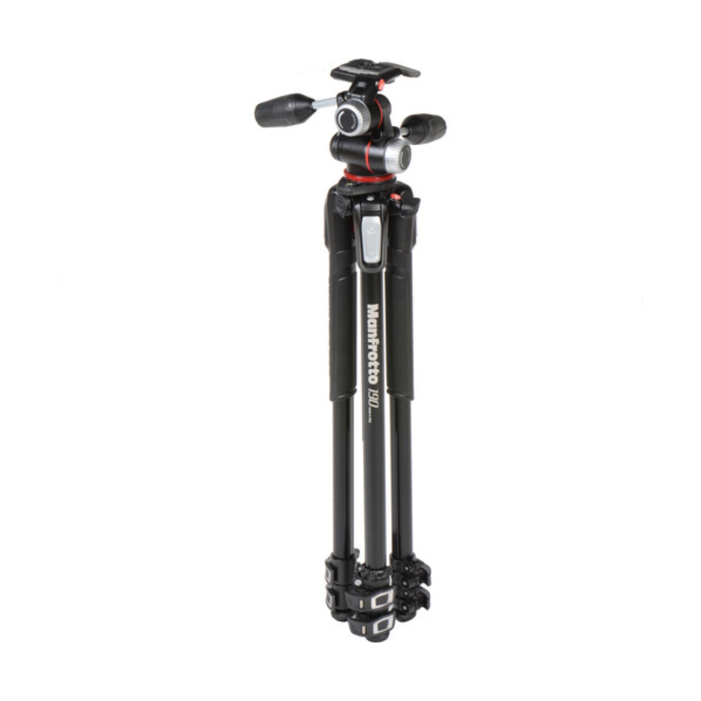 Buy Manfrotto MK190XPRO3-3W Aluminum Tripod with 3-Way Pan/Tilt Head | Topic Store