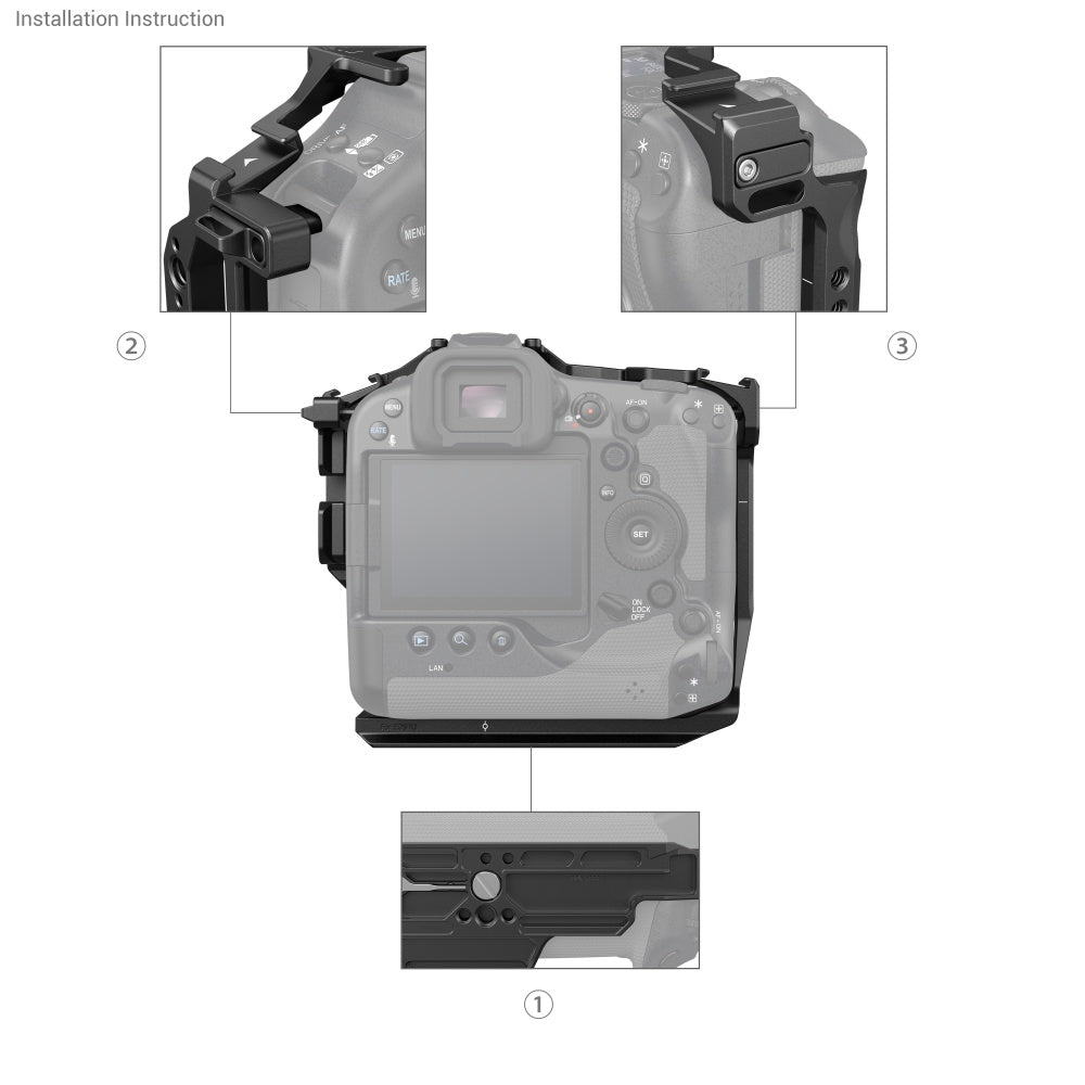 SmallRig Camera Cage for Canon EOS R3 - Preloved