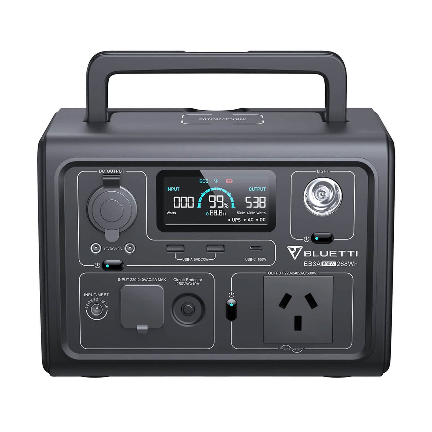 Bluetti  EB3A Portable Power station 268WH