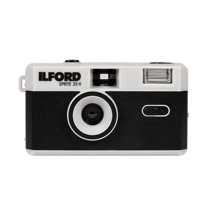 ILFORD SPRITE 35-II reusable film camera - black & silver