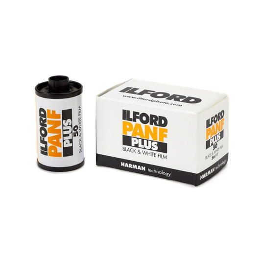 Buy Ilford Pan F Plus ISO 50 35mm 36 Exposure Black & White Film at Topic Store