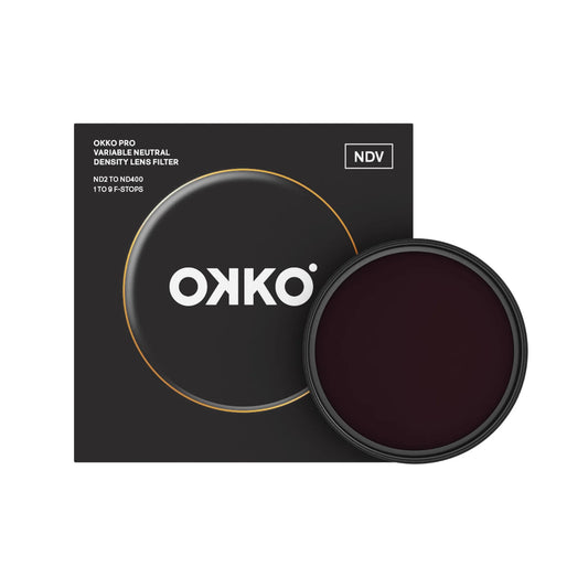 OKKO Pro Variable ND Filters ND2-400 / 1-9 Stops (Select Size)