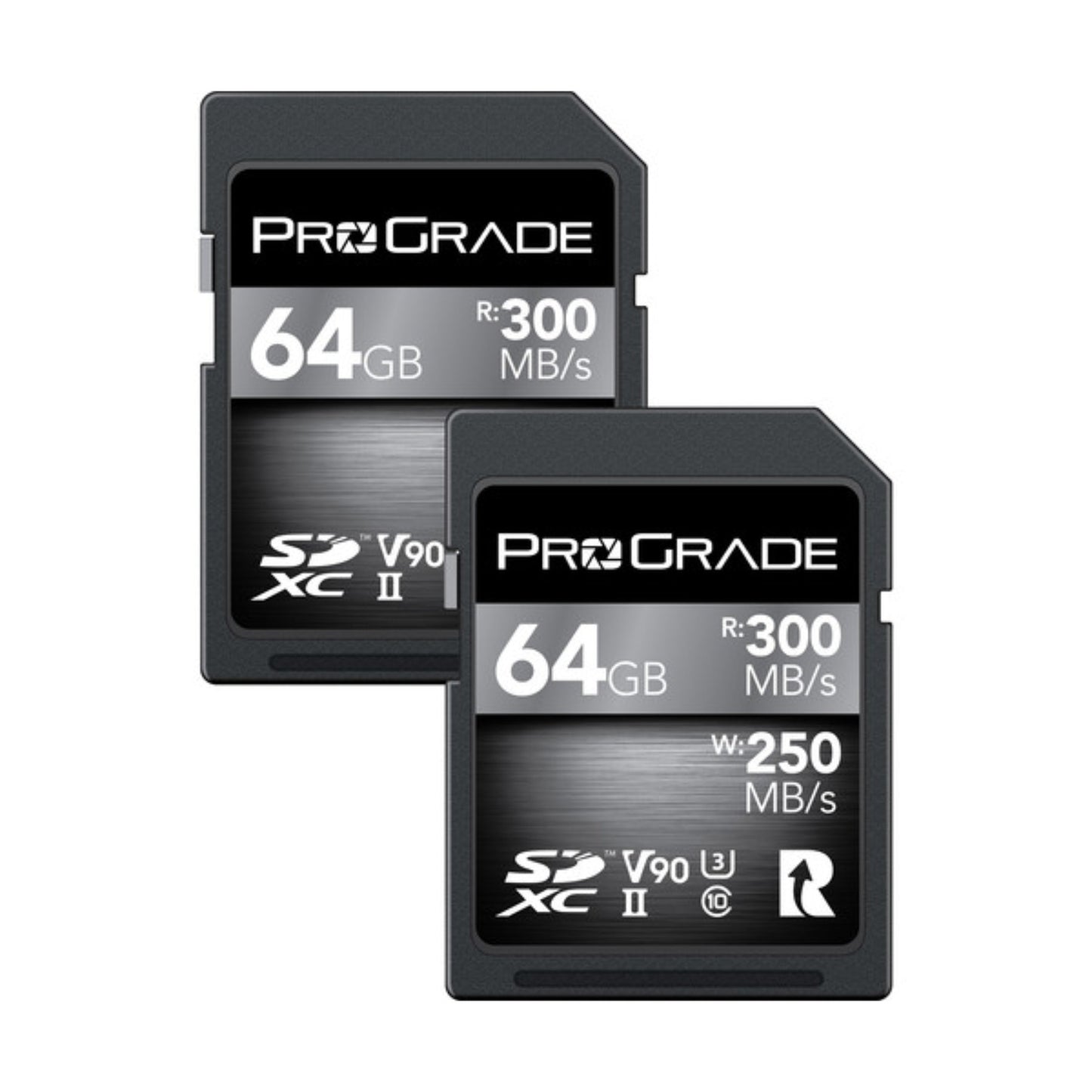 ProGrade Digital 64GB UHS-II SDXC Memory Card (2-Pack)
