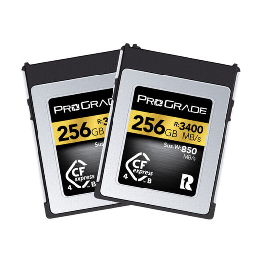 Prograde Digital CFExpress 4.0 Type B Gold 256GB R3400MB/S W2400MB/S 2PK