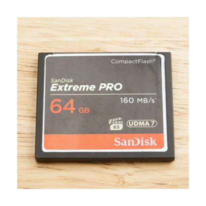 Sandisk 64gb CF Compact Flash memory card - Ex Rental