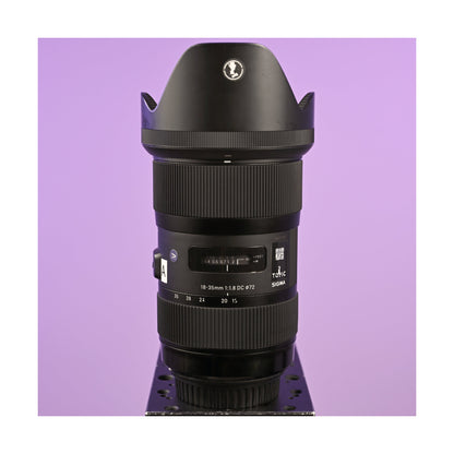Sigma 18-35mm F1.8 Art Lens for Canon EF (Crop Sensor) - Ex Rental