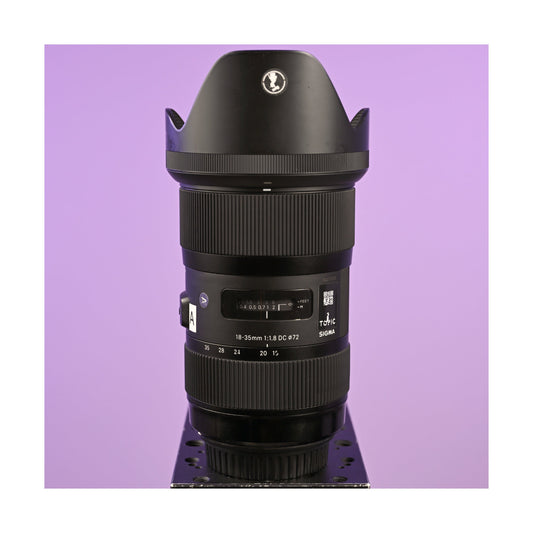 Sigma 18-35mm F1.8 Art Lens for Canon EF (Crop Sensor) - Ex Rental