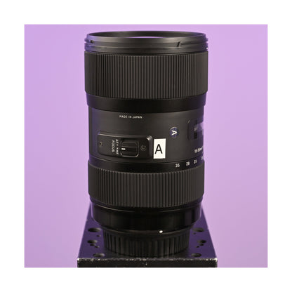 Sigma 18-35mm F1.8 Art Lens for Canon EF (Crop Sensor) - Ex Rental