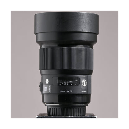 Sigma 20mm f 1.4 DG HSM Art Lens (Canon EF) - Ex Rental