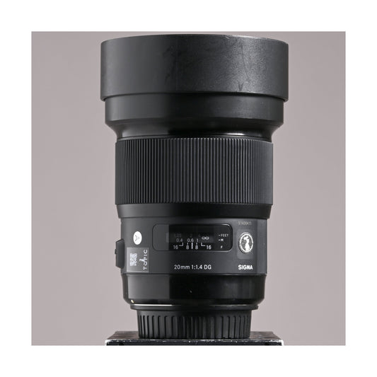 Sigma 20mm f 1.4 DG HSM Art Lens (Canon EF) - Ex Rental