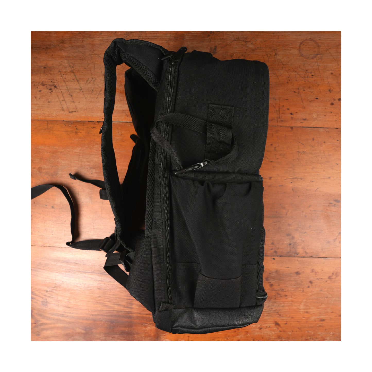 Black Backpack with Compartments - Second Hand