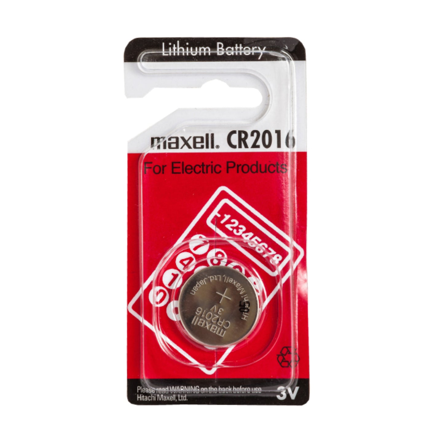 Buy Maxell CR2016 Button Battery | Topic Store