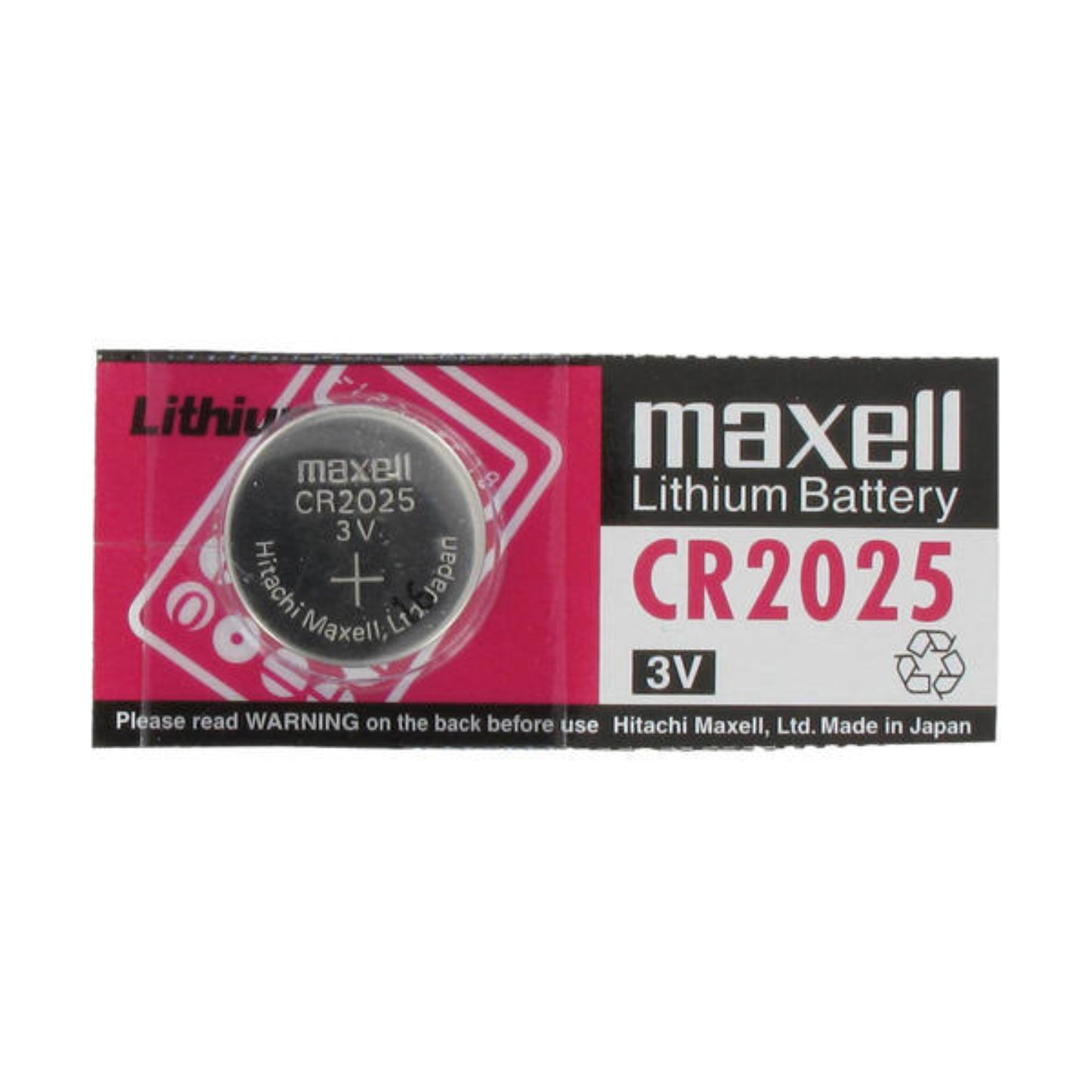 Buy Maxell CR2025 Button Battery | Topic Store