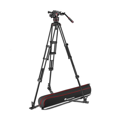 Buy Manfrotto 608 Nitrotech Fluid Video Head and Aluminum Tripod | Topic Store