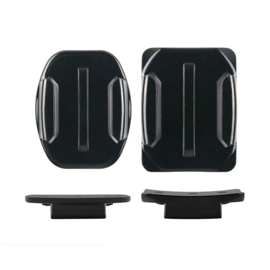 RUIGPRO 2 Curved + 2 Flat Adhesive Mounts for GoPro